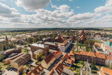 Blick vom Dom der Hansestadt Greifswald
