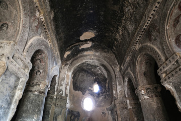 Inside of Selime Monastery in Cappadocia, Turkey