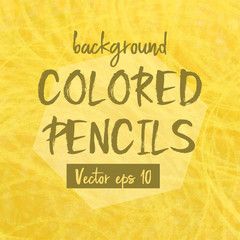 Vector сolored pencils background