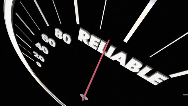 Reliable Trustworthy Believable Speedometer Measure Results 3d Animation