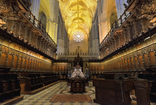 Cathedral in Sevilla, Spain.
