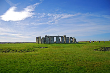 Stonehenge - one of the wonders of the world and the best-known prehistoric monument in Europe