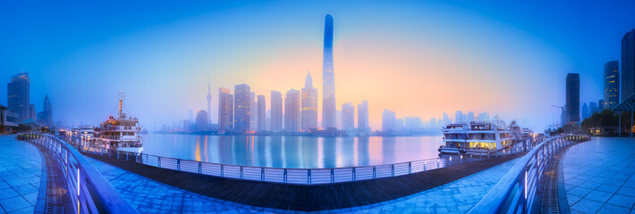 Shanghai skyline cityscape