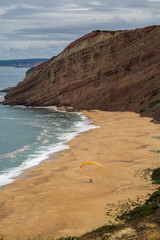 Gralha beach in Sao Martinho do Porto, Portugal.