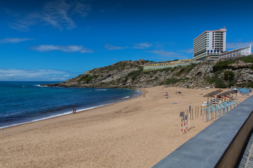 Obraz premium Porto Novo beach in Lourinha, Portugal.