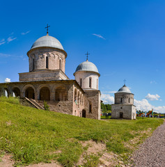 Fototapeta na wymiar Historical monument - the fortress in Ivangorod,