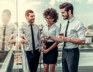 Business people working