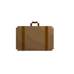 Nice pixel suitcase for games and applications