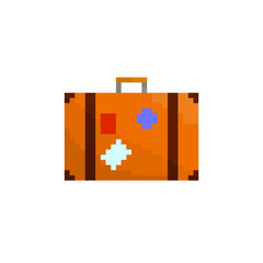 Nice pixel suitcase for games and applications