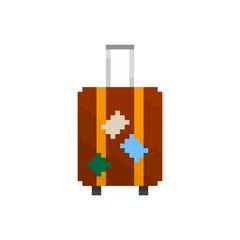 Nice pixel suitcase for games and applications
