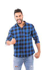 Fototapeta premium Smiling young man