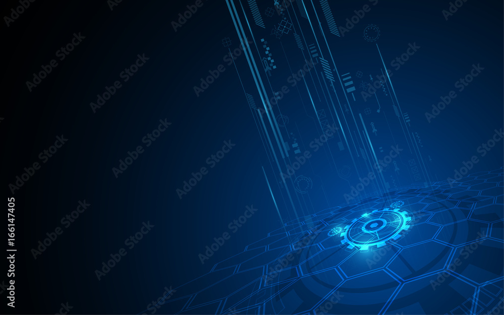 Poster data loading connection technology network concept background