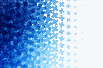 Abstract vector design elements with cross