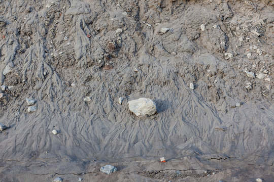 Small Mud Slide After Rain