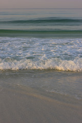 Emerald green surf in Destin