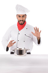Smiling chef