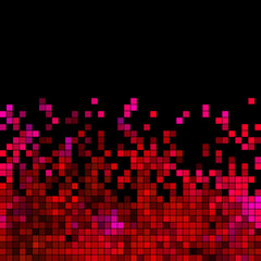 abstract vector square pixel mosaic background