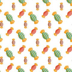 Candy. Seamless pattern