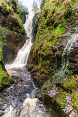 Waterfall at Glenarriff Forest Park, one of the Glens of Antrim.