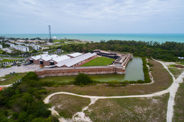 Aerial image of the Fort Zachary Taylor Fortress