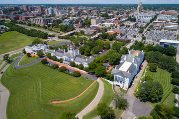 Aerial image of Gambles Hill Downtown Richmond VA