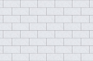 3d rendering. white cement brick blocks wall background