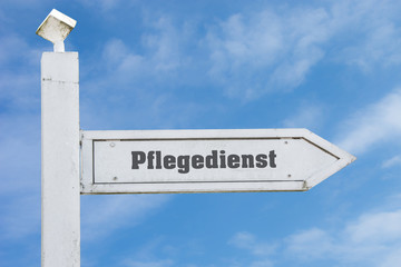 Schild 130 - Pflegedienst