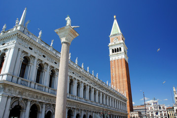 The Tower of San Marco.Venice.