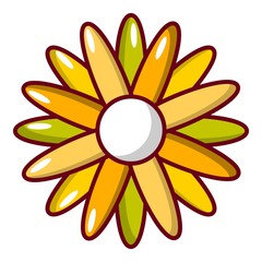 Honey plant icon, cartoon style