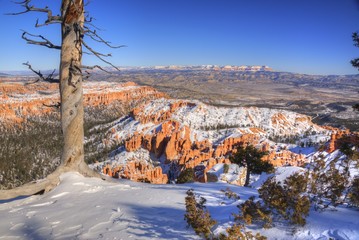 Winter over the Hoodoos at Bryce