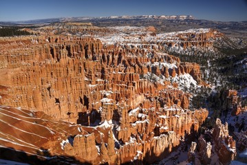 Melting Snow in the Hoodoos at Bryce