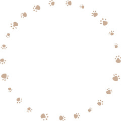 足跡　フレーム