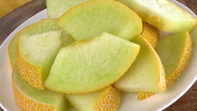 Honeydew Melon seamless loopable; 4K UHD)