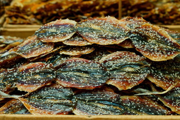 Dried fish,Fish food processing.