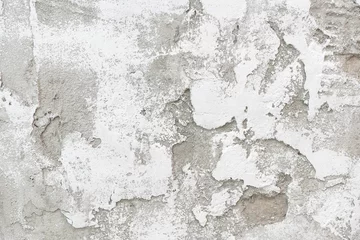 Papier Peint photo Vieux mur texturé sale Texture de fond de brique blanche et de ciment