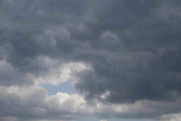 劇的な曇り空