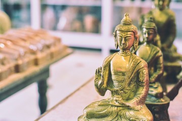 Golden Statue of Tibetan Buddha