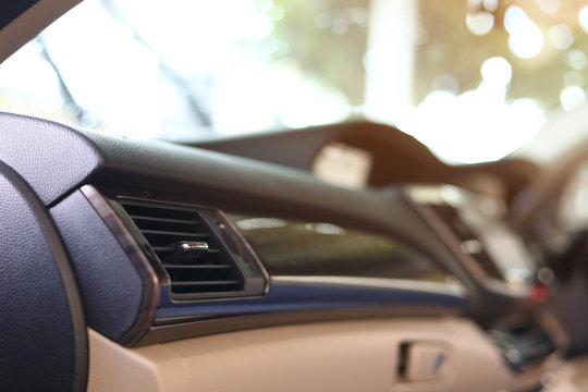 cool air condition in car, part of luxury vehicle interior