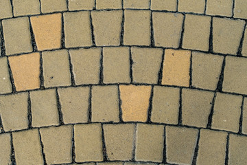 Concrete block floor