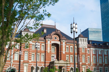 Obraz premium 東京駅・丸の内駅舎