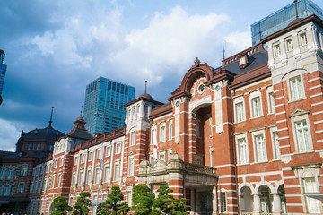 Obraz premium 東京駅・丸の内駅舎