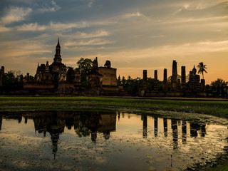 Fototapeta na wymiar sukhothai Historical Park