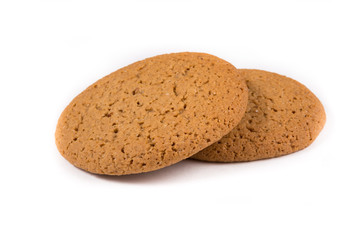 Cookies on a white background
