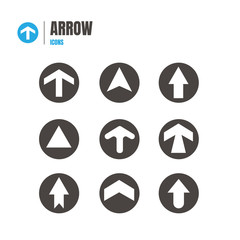 arrow icon set. Illustration Vector . symbol on white background. logo