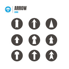 arrow icon set. Illustration Vector . symbol on white background. logo