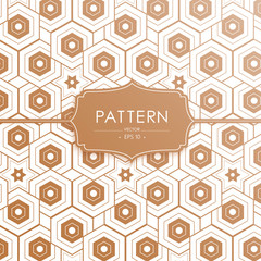 Vector Seamless geometric Pattern Rounded Lines Abstract Background