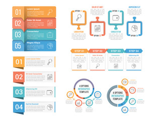 4 Steps Infographics