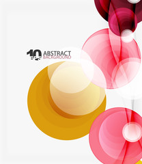 Circle vector background