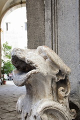 sculptures in naples palace