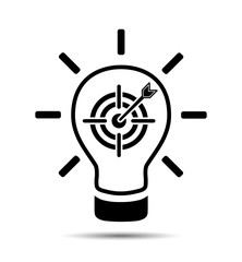 Target Idea Symbol icon.